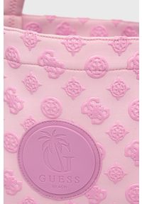 Guess torba kolor różowy. Kolor: różowy. Rodzaj torebki: na ramię #4