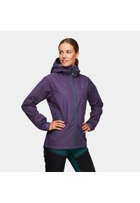 Kurtka trekkingowa 2,5 warstwowa damska Alpinus Rocchetta. Kolor: fioletowy. Sport: turystyka piesza #1