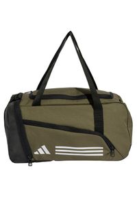 Adidas - Torba adidas Essentials 3-Stripes Duffel XS. Kolor: wielokolorowy, czarny, zielony, biały