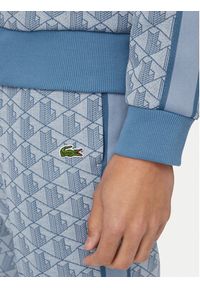 Lacoste Bluza SH1368 Niebieski Regular Fit. Kolor: niebieski. Materiał: syntetyk #4