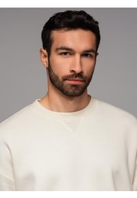 Ombre Clothing - Zestaw dresowy dla par UNISEX bluza + szorty - kremowy V2 Z108 - XL/XXL. Okazja: do domu, na co dzień. Kolor: kremowy. Materiał: dresówka. Długość: krótkie. Wzór: aplikacja. Styl: klasyczny, elegancki, casual #9