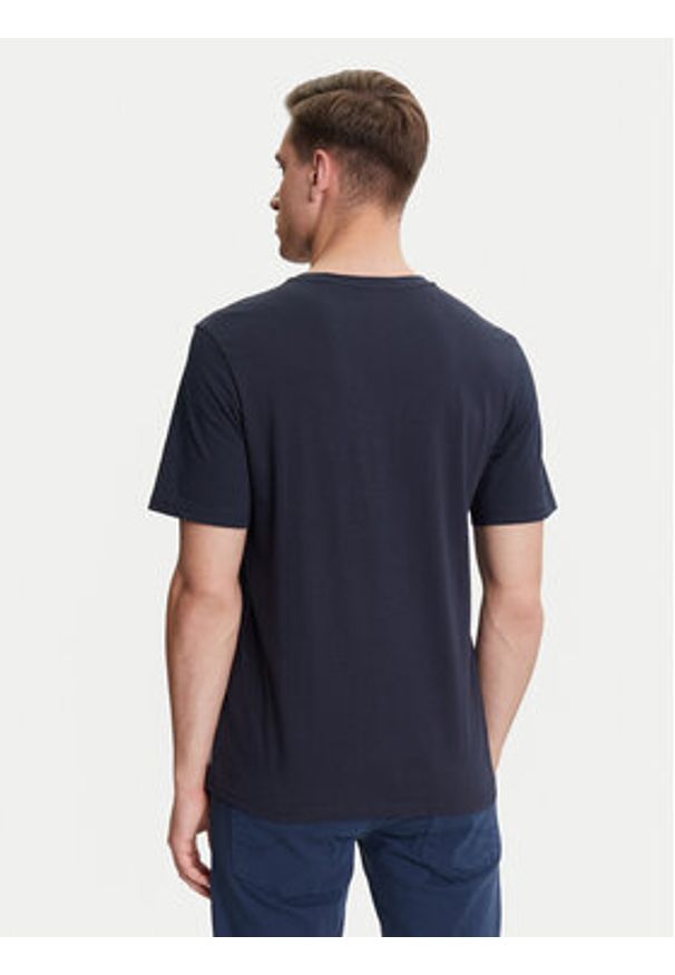 Jack & Jones T-Shirt Colton 12268438 Granatowy Standard Fit. Kolor: niebieski. Materiał: bawełna