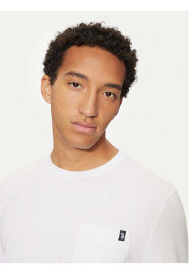 U.S. Polo Assn. Longsleeve MUP2275 Biały Regular Fit. Typ kołnierza: polo. Kolor: biały. Materiał: bawełna. Długość rękawa: długi rękaw