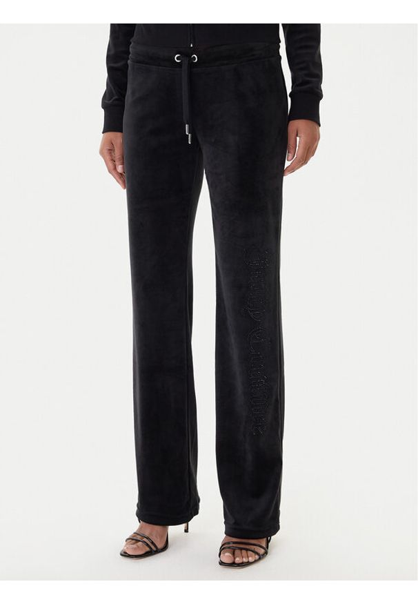 Juicy Couture Spodnie dresowe Christine JCWBJ225311 Czarny Flared Leg. Kolor: czarny. Materiał: syntetyk