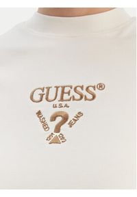 Guess Sukienka codzienna V4YK02 KCDH1 Écru Regular Fit. Okazja: na co dzień. Kolor: kremowy. Materiał: bawełna. Typ sukienki: proste. Styl: casual #4