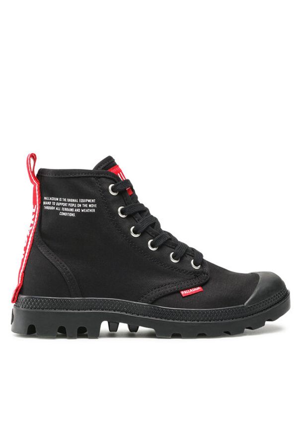 Palladium Trapery Pampa Hi Dare 76258-008-M Czarny. Kolor: czarny. Materiał: materiał