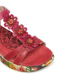 Laura Vita Sandały Sanao 54 Czerwony. Kolor: czerwony. Materiał: skóra #3