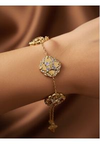 Guess Bransoletka JUBB05 501JW Złoty. Materiał: metalowe. Kolor: złoty