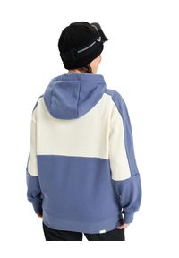 Roxy - Bluza z kapturem dla Kobiety LIBERTY Niebieski. Typ kołnierza: kaptur. Kolor: szary, niebieski, wielokolorowy. Materiał: wiskoza, elastan, poliester, dzianina