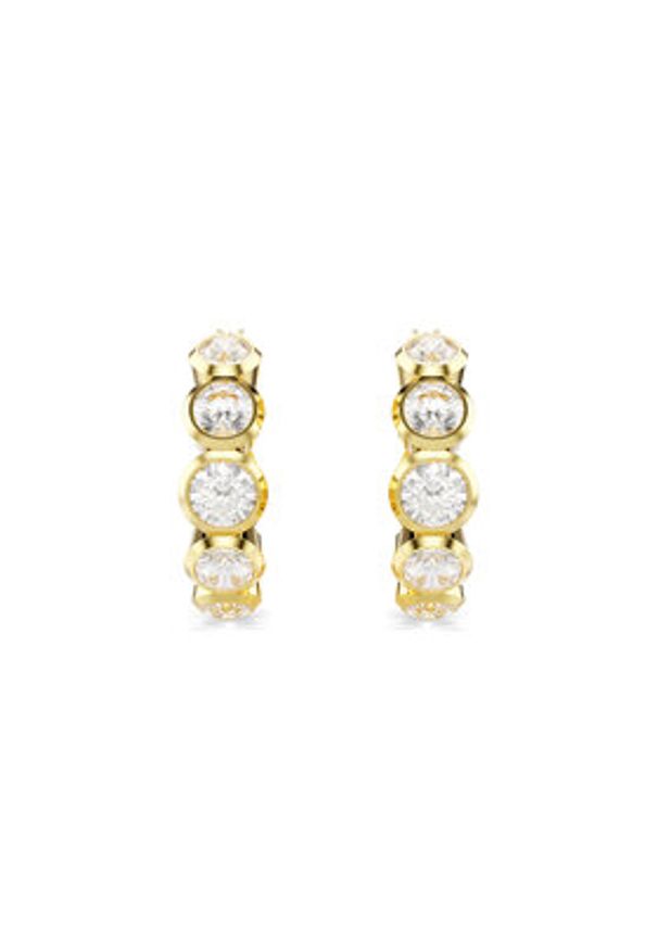 Swarovski Kolczyki Kreole Imber 5711483 Złoty. Materiał: metalowe. Kolor: złoty