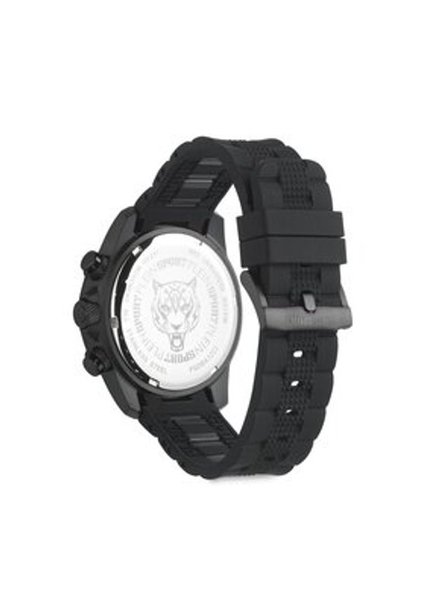 Plein Sport Zegarek Hurricane PSDBA1223 Czarny. Kolor: czarny. Materiał: syntetyk. Styl: sportowy
