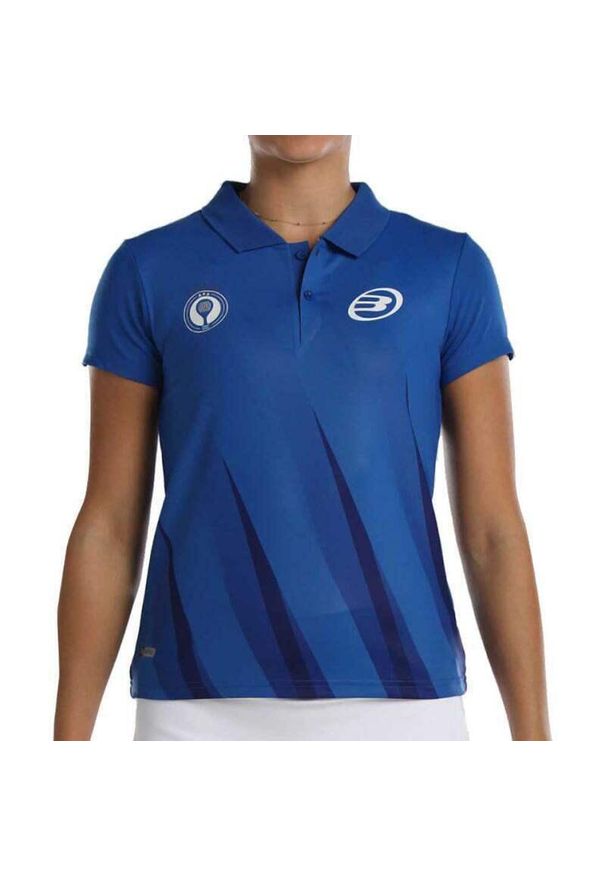 Bullpadel Abran Polo Shirt. Typ kołnierza: polo. Kolor: niebieski