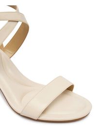 MICHAEL Michael Kors Sandały Alexa Block 40S6AXMS1L Écru. Materiał: skóra #6