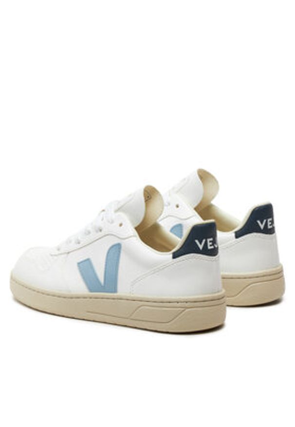 Veja Sneakersy V-10 VX0703111A Biały. Kolor: biały. Materiał: skóra