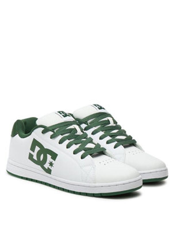 DC Sneakersy GAVELER SN ADYS100574-WF0 Biały. Kolor: biały. Materiał: skóra
