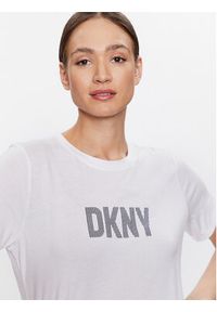 DKNY Sport T-Shirt DP2T6749 Biały Classic Fit. Kolor: biały. Materiał: bawełna. Styl: sportowy #4