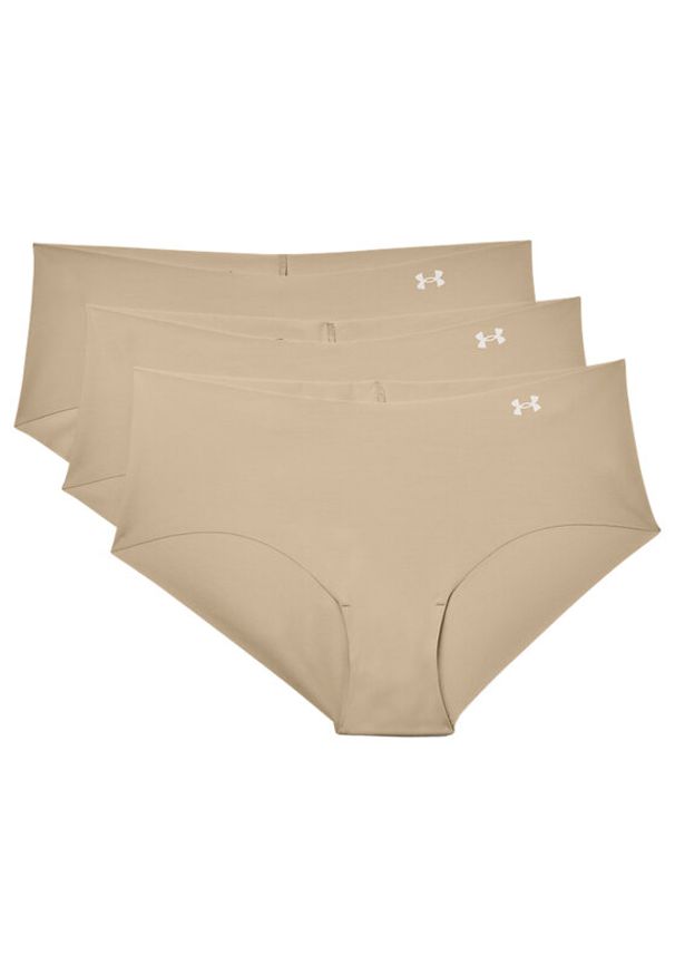 Under Armour Komplet 3 par fig klasycznych PS Hipster 3Pack 1325616 Beżowy. Kolor: beżowy