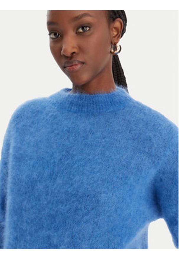 Dixie Sweter M277Y101A Niebieski Relaxed Fit. Kolor: niebieski. Materiał: syntetyk