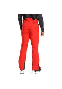 Męskie softshellowe spodnie narciarskie Kilpi RHEA-M. Kolor: czerwony. Materiał: softshell. Sport: narciarstwo