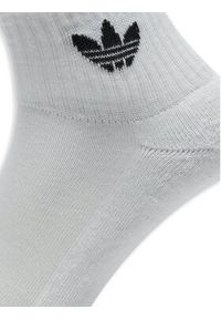 Adidas - adidas Zestaw 3 par wysokich skarpet unisex Mid Crew IJ5612 Kolorowy. Materiał: materiał, bawełna. Wzór: kolorowy