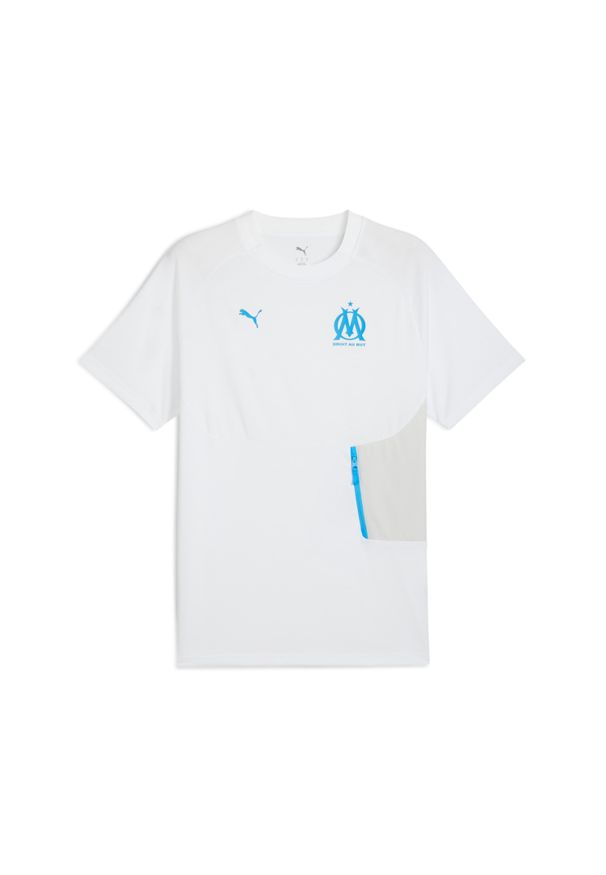 Koszulka OM Pumatech. Kolor: biały. Sport: piłka nożna