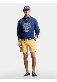 Polo Ralph Lauren Szorty materiałowe 710799213011 Żółty Slim Fit. Kolor: żółty. Materiał: bawełna