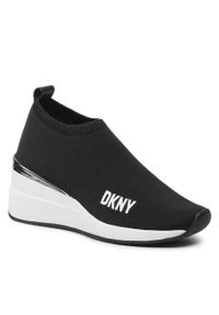 Sneakersy DKNY Parks K2305973 Black BLK. Kolor: czarny. Materiał: materiał #1