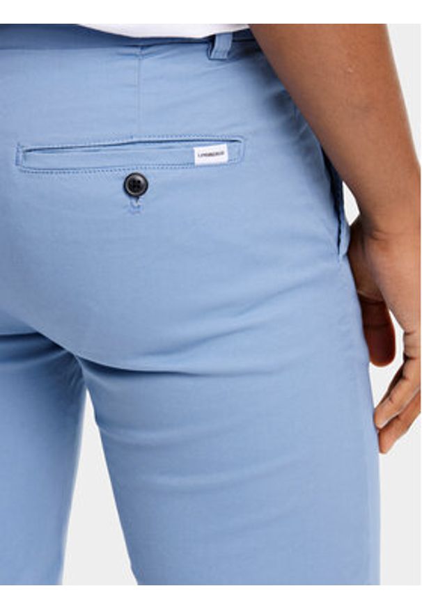 Lindbergh Szorty materiałowe 30-505044 Niebieski Slim Fit. Kolor: niebieski. Materiał: bawełna