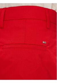 TOMMY HILFIGER - Tommy Hilfiger Szorty materiałowe WW0WW41769 Czerwony Regular Fit. Kolor: czerwony. Materiał: bawełna #4