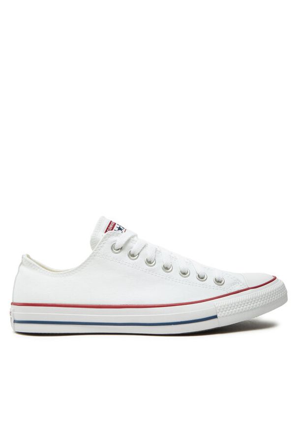 Converse Trampki Chuck Taylor All Star Ox M7652C Biały. Kolor: biały. Materiał: materiał