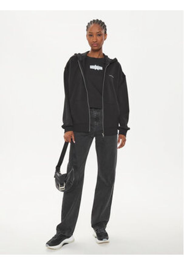 Calvin Klein Jeans Bluza Diffused J20J223533 Czarny Regular Fit. Kolor: czarny. Materiał: bawełna