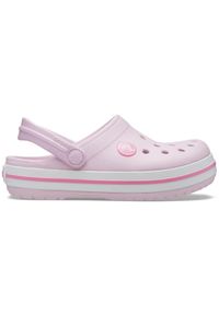 Crocs Crocband Clog dla maluchów. Kolor: różowy. Styl: sportowy, elegancki