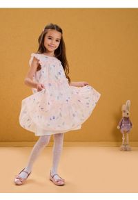 Sinsay - Sukienka babydoll z ozdobnymi falbankami - wielobarwny. Typ kołnierza: kołnierz z falbankami #1