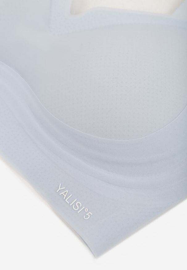 Renee - Niebieski Elastyczny Biustonosz Bezszwowy Bez Fiszbin Edaelia. Kolor: niebieski. Materiał: jeans