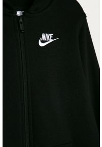 Nike Kids - Bluza dziecięca 122-170 cm. Okazja: na co dzień. Typ kołnierza: kaptur. Kolor: czarny. Materiał: dzianina. Styl: casual