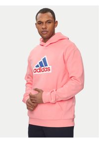 Adidas - adidas Bluza Future Icons Badge of Sport IS9597 Różowy Relaxed Fit. Kolor: różowy. Materiał: bawełna. Styl: sportowy
