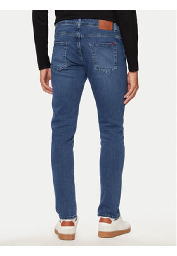 Liu Jo Jeansy QF4075 D4945 Granatowy Slim Fit. Kolor: niebieski