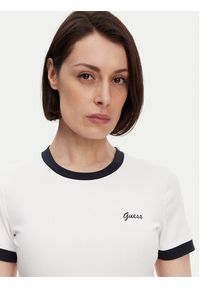 Guess T-Shirt V5GP08 KCRN2 Biały Regular Fit. Kolor: biały. Materiał: bawełna
