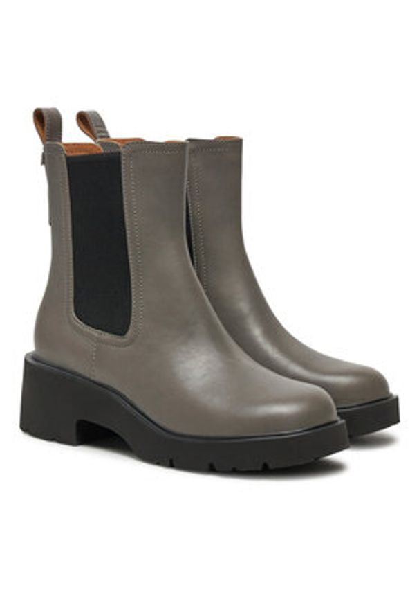 Camper Sztyblety Milah K400575-017 Szary. Kolor: szary. Materiał: skóra