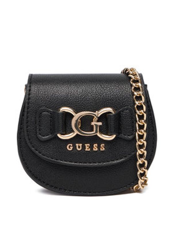 Guess Pasek Damski BW9288 P5425 Czarny. Kolor: czarny. Materiał: skóra