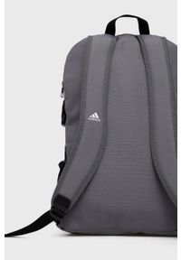 adidas Performance Plecak GH7262 męski kolor szary duży z nadrukiem. Kolor: szary. Materiał: materiał. Wzór: nadruk #4