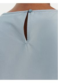 Weekend Max Mara Bluzka Break 2615111152 Błękitny Loose Fit. Kolor: niebieski. Materiał: syntetyk, bawełna #5