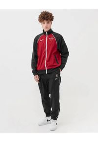 Dres męski do koszykówki Nike Miami Heat Courtside 75 Years NBA. Kolor: czerwony, czarny, wielokolorowy. Materiał: dresówka. Sport: koszykówka
