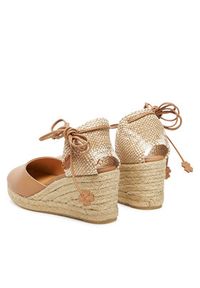 Castañer Espadryle Carina/6/250 025338 Beżowy. Kolor: beżowy. Materiał: skóra #4
