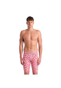 Strój startowy pływacki męski Arena ST Next LE Jammer Leopard. Kolor: różowy #1