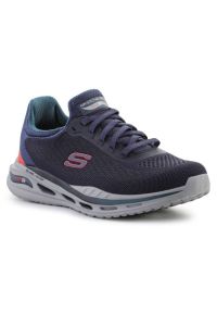 skechers - Buty Skechers Arch Fit Orvan-Trayver M 210434-DKNV niebieskie. Kolor: niebieski. Szerokość cholewki: normalna. Wzór: geometria #1