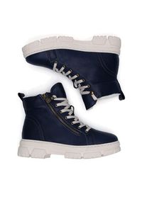 Go Soft Trzewiki WS6385-02 Granatowy. Kolor: niebieski. Materiał: materiał #3