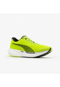 Buty do biegania męskie Puma Deviate Nitro 2. Kolor: czarny, zielony, wielokolorowy, żółty. Materiał: kauczuk, materiał. Szerokość cholewki: normalna. Sport: bieganie