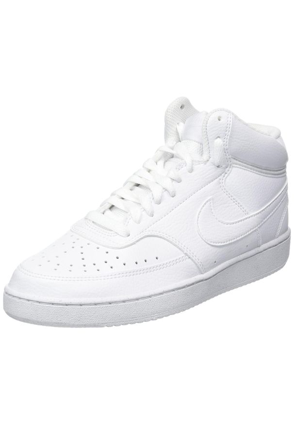 Buty Nike Court Vision Białe Męskie. Okazja: na co dzień. Kolor: biały. Materiał: skóra. Sezon: lato. Model: Nike Court. Sport: koszykówka