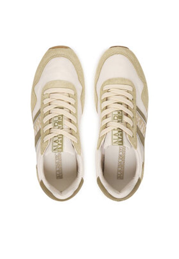 Napapijri Sneakersy NP0A8BJC Szary. Kolor: szary. Materiał: skóra, zamsz